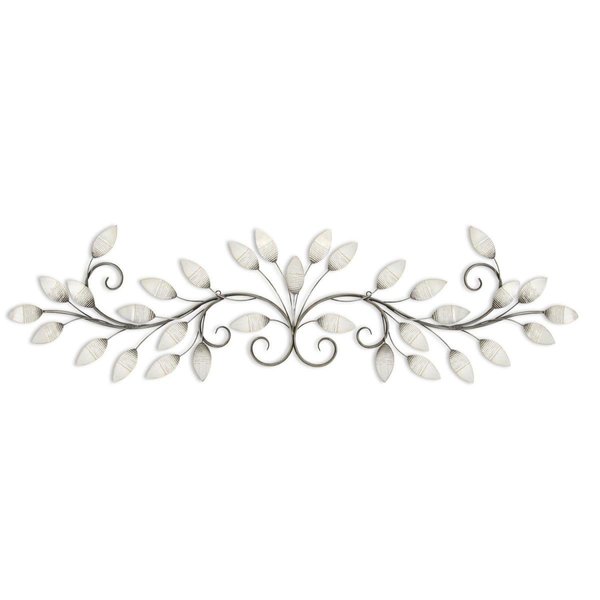 Home Roots Brushed Pearl Over The Door Wall DecorWhite 321143